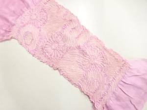 正絹　絞り　帯揚げ